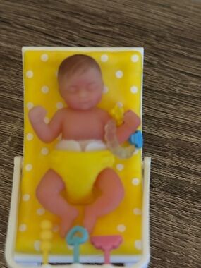 My Mini Baby with Polka Dot Yellow Rocker Bouncer